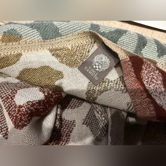 Vince Camuto Earthy Tones Knit Scarf - Picture 4 of 4